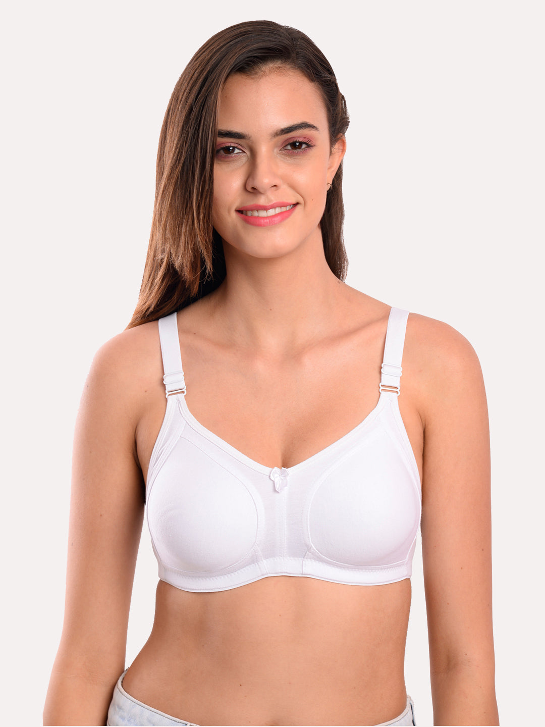 Pack of 3 Solid Non-Wired Non Padded T-shirt Bras