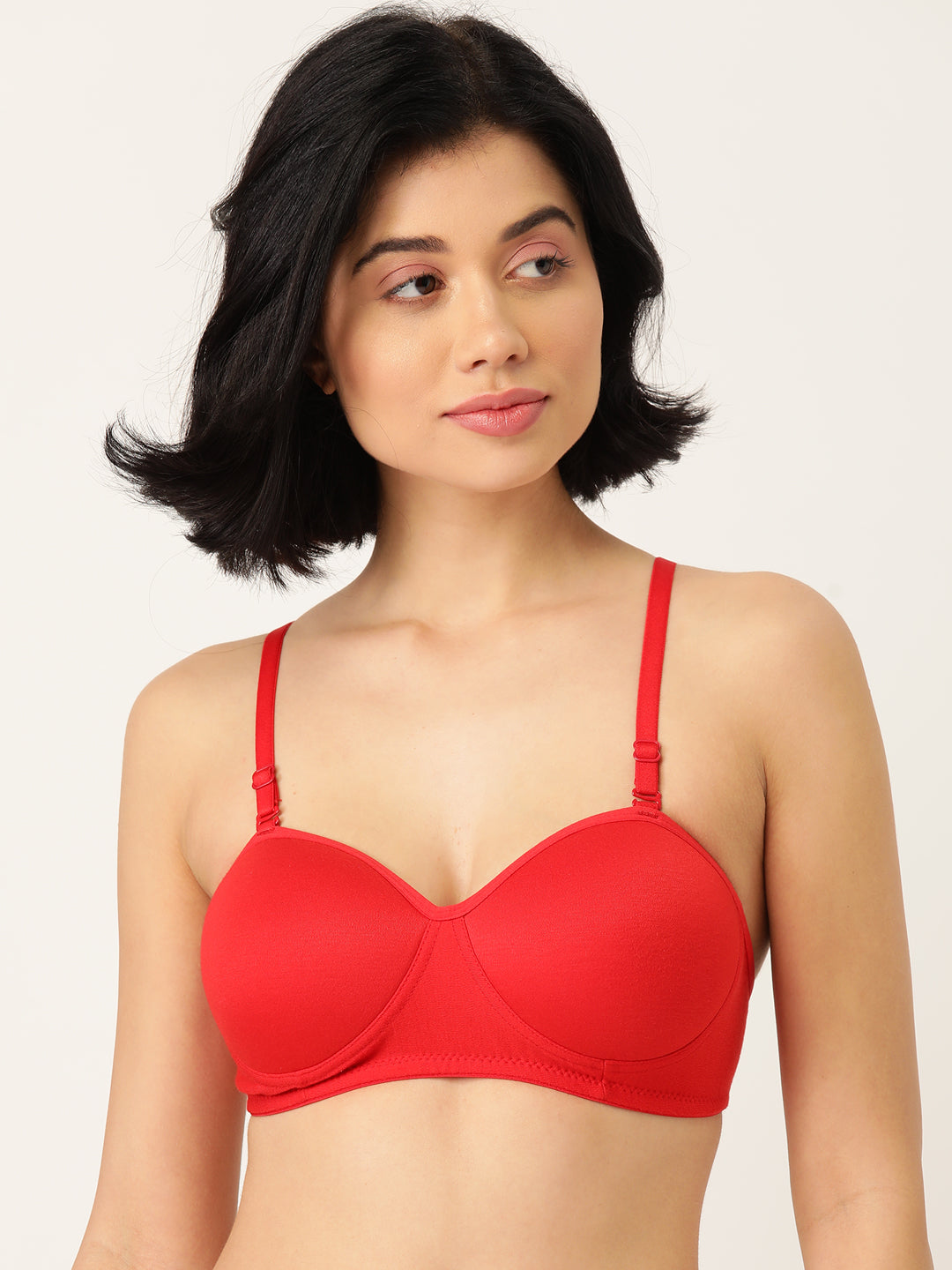 Pack of 3 Solid Non-Wired Lightly Padded T-shirt Bras