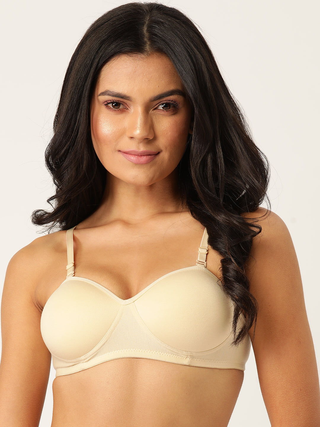 Pack of 3 Solid Non-Wired Padded Everyday Bra