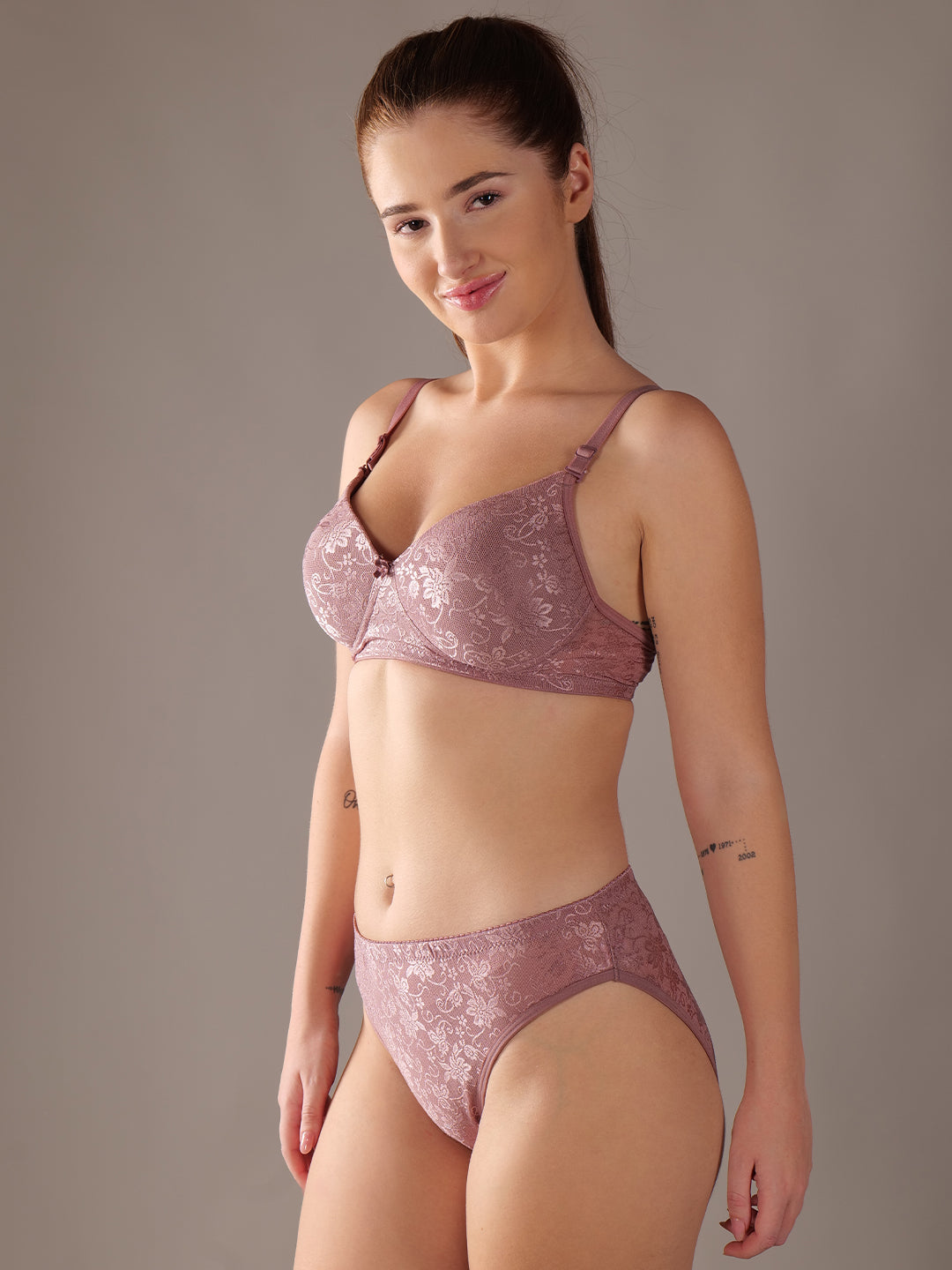 Softskin Pack of 3 Seamless Padded Lingerie Set