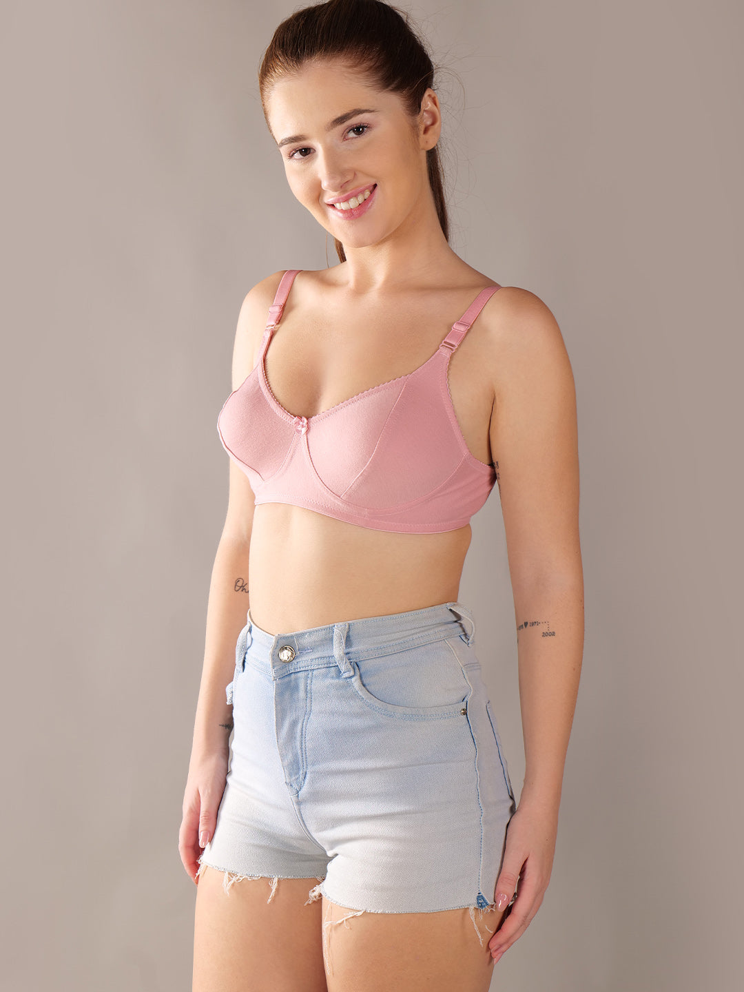 Full coverage non padded non wired cotton everyday Bra