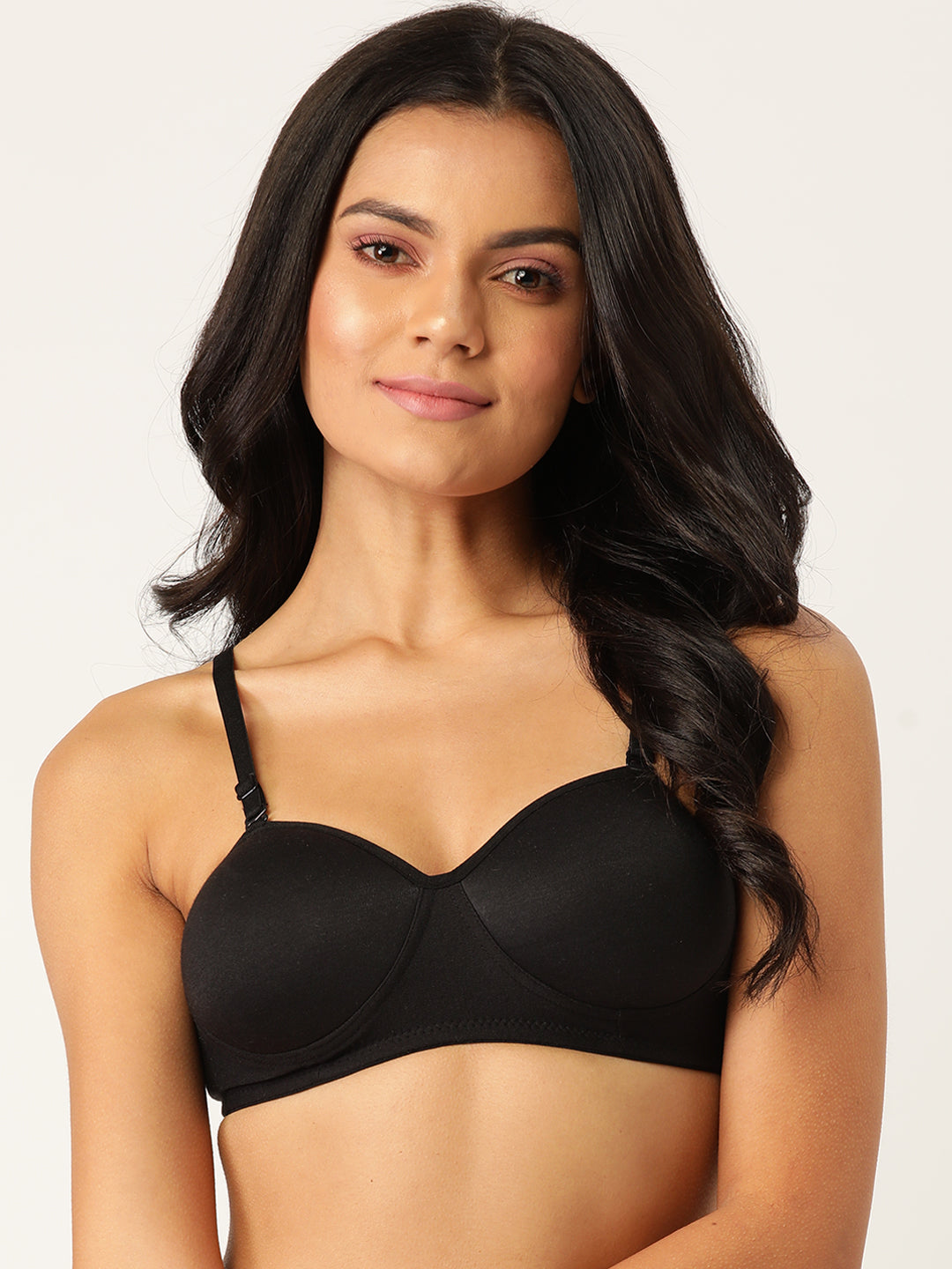Pack of 3 Solid Non-Wired Padded Everyday Bra
