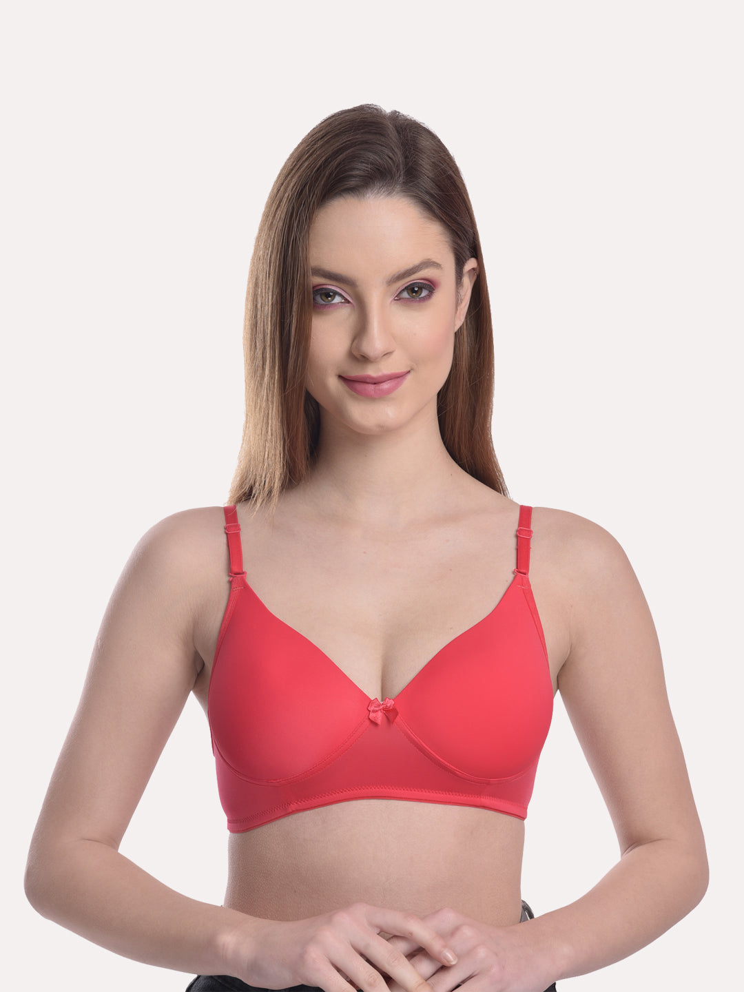 Women Pack of 3 Padded T-shirt Bra Dark-Multi