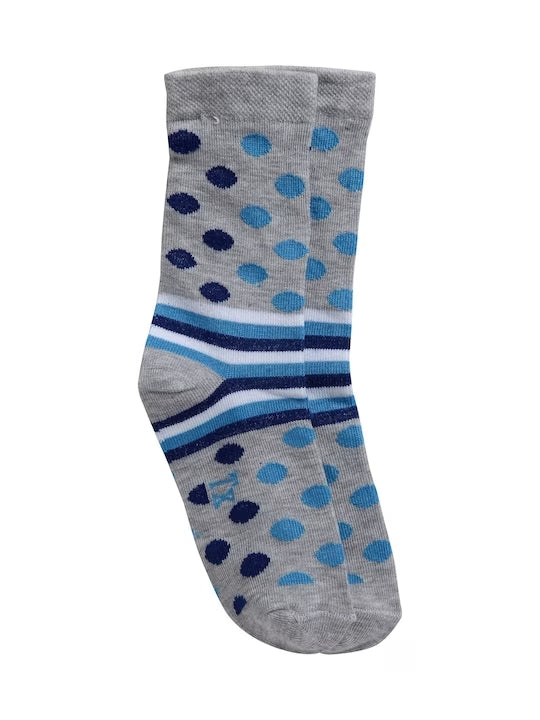 Texlon Kids Pack Of 5 Assorted Calf-Length Socks