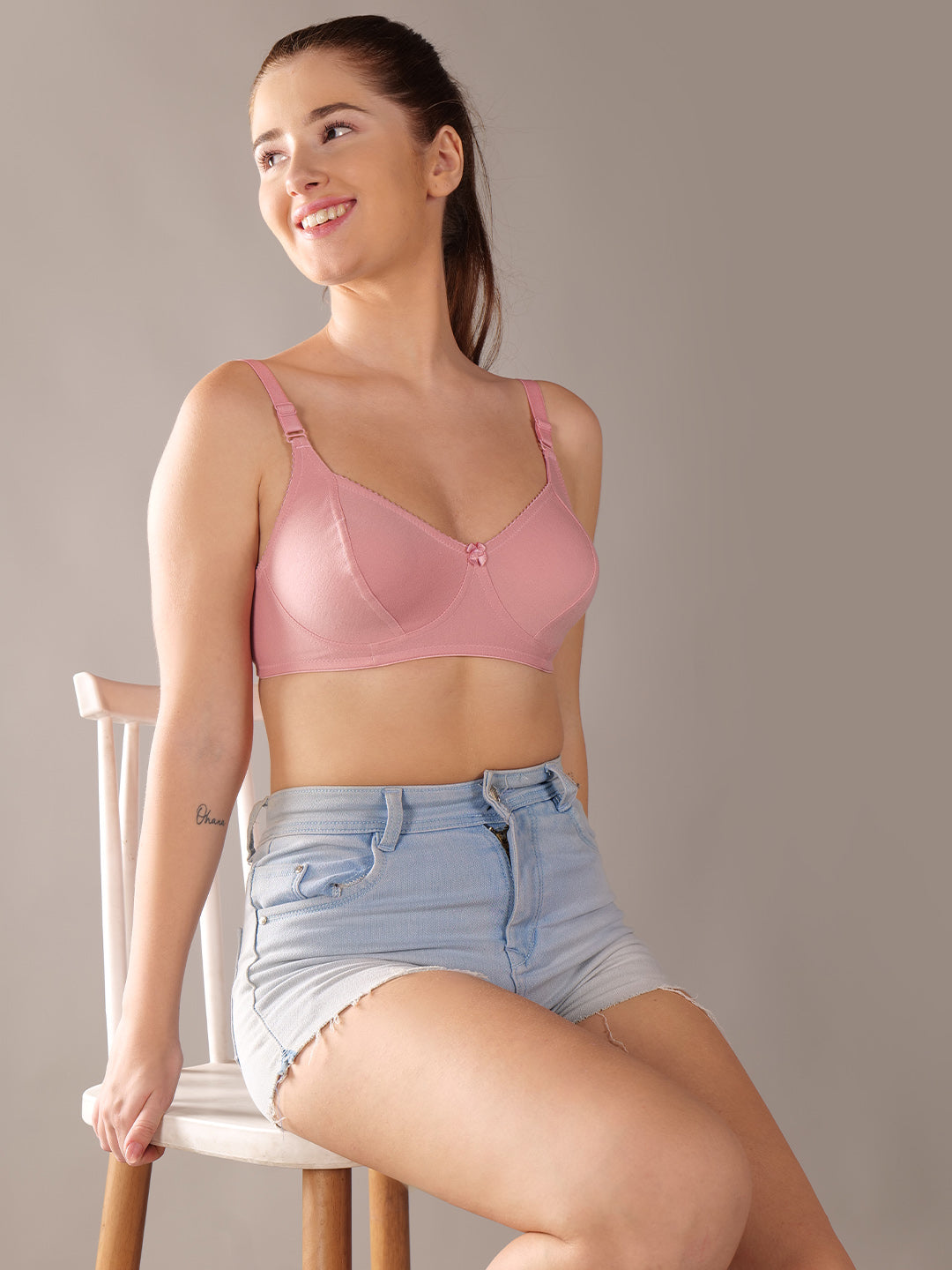 Full coverage non padded non wired cotton everyday Bra