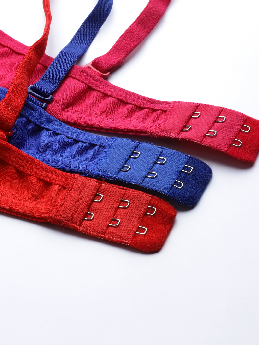 Pack of 3 Solid Non-Wired Heavily Padded T-shirt Bras