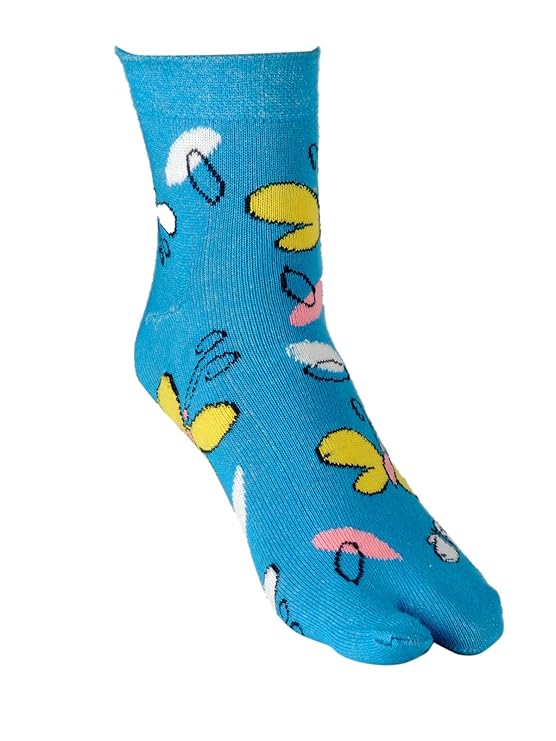 Texlon Butterfly Women's Ankle Length Socks (Pack of 4)