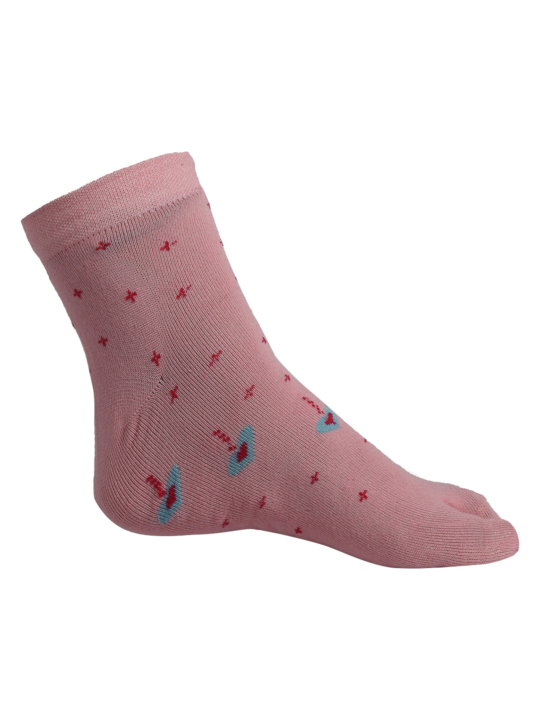 Texlon Women's Cotton Ankle Thumb socks (Pack of 5)(Multicolored, Free Size)