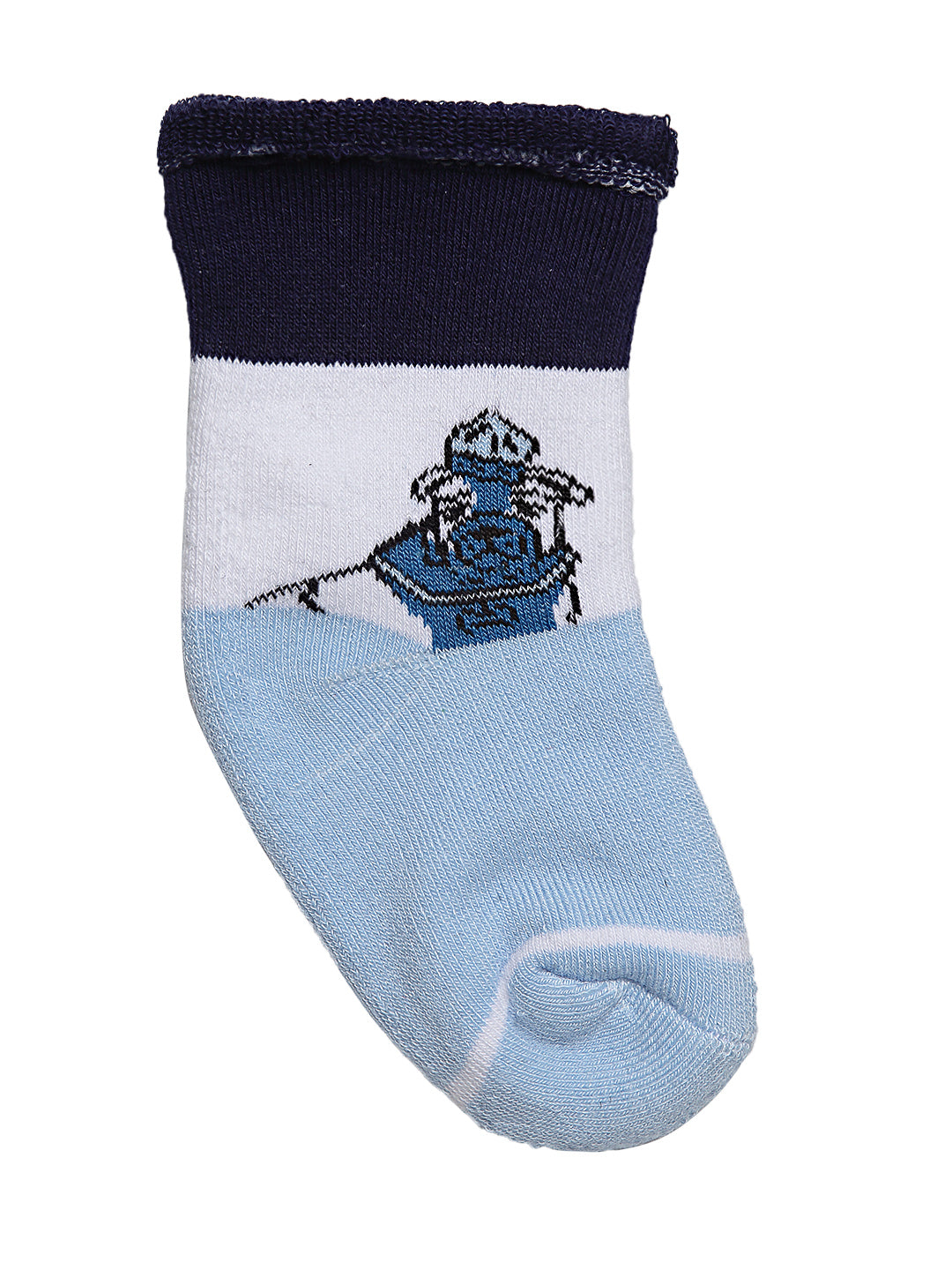 Texlon Kids Pack Of 5 Assorted Ankle-Length Socks