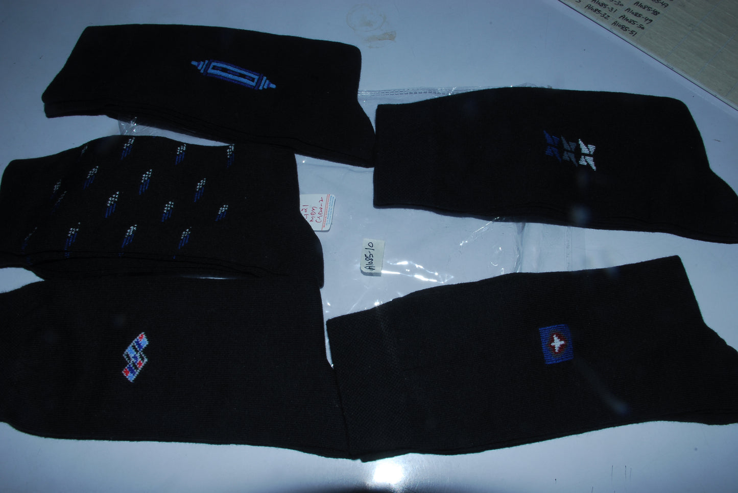 Texlon Men's Calf Length Cotton Spandex Socks (Black, Free Size) - Pack of 5 Pairs