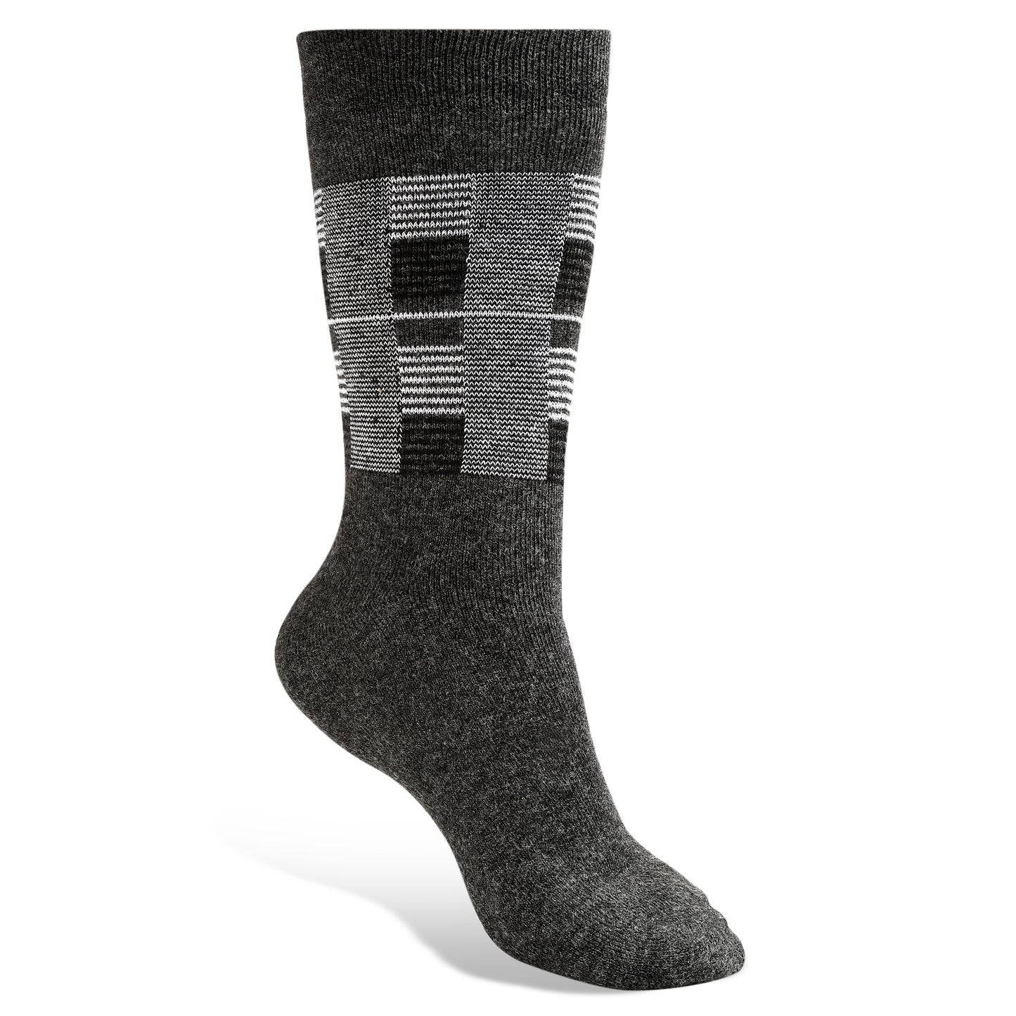 Texlon Men Calf Length Woolen Terry Thick Towel Socks Pack of 4