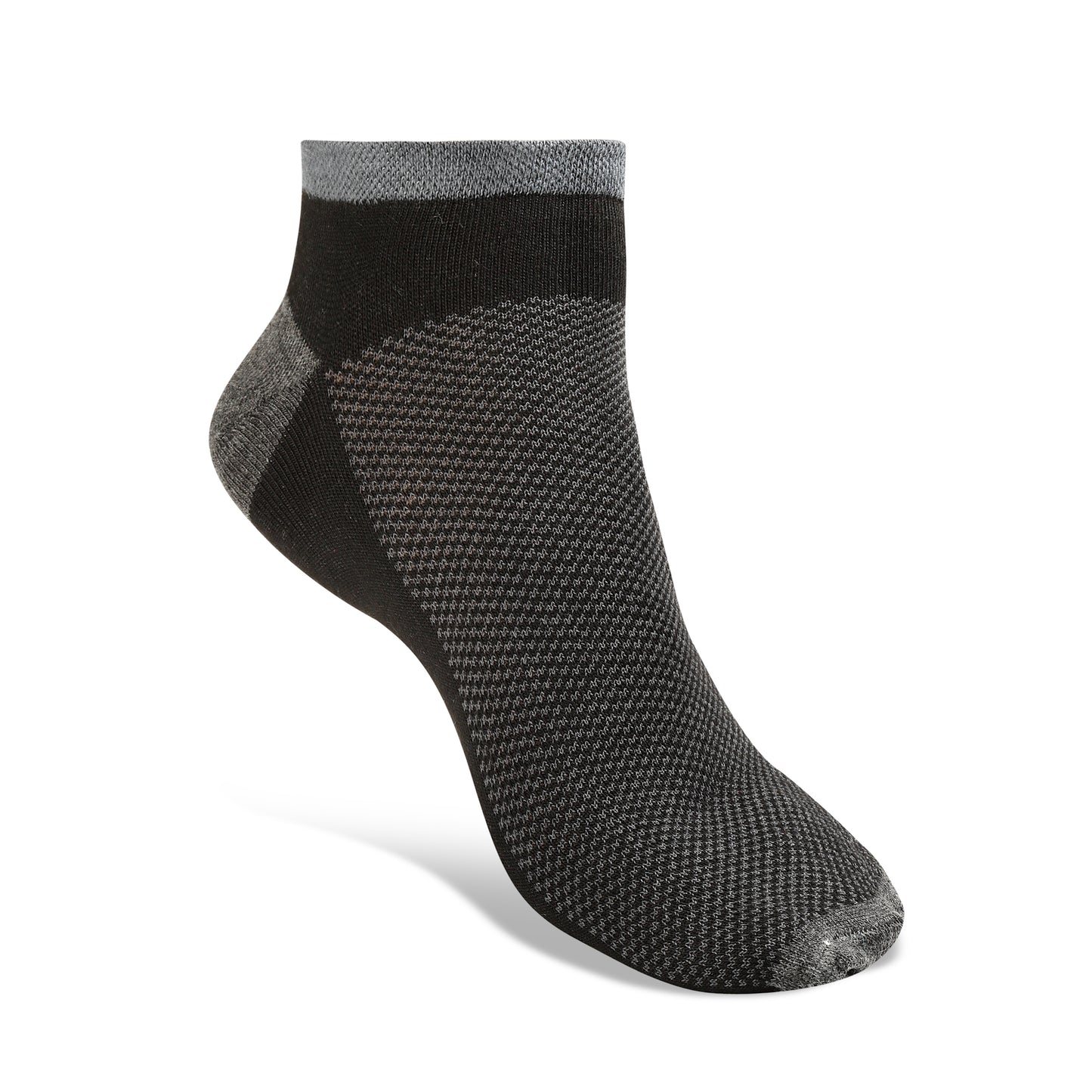 Texlon Men Low Ankle Sneaker Length Top net Spandex Casual Socks Pack of 5