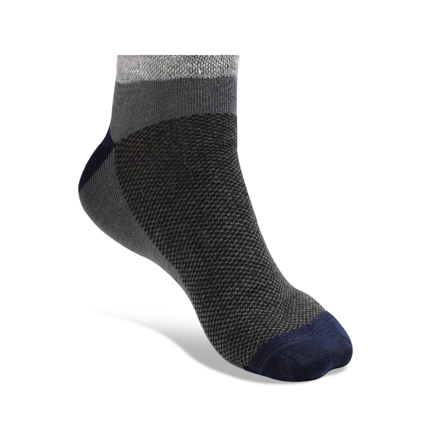 Texlon Men Low Ankle Sneaker Length Top net Spandex Casual Socks Pack of 5