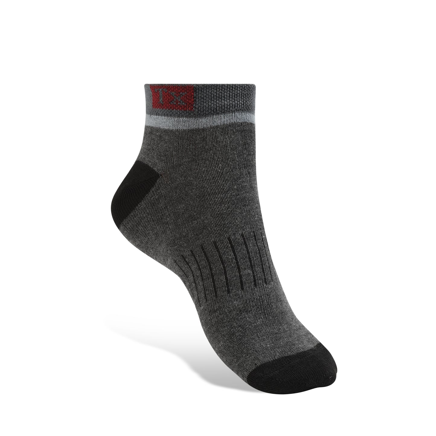 Texlon Men Ankle Length Cotton Blended Spandex Casual/Formal Socks Pack of 5
