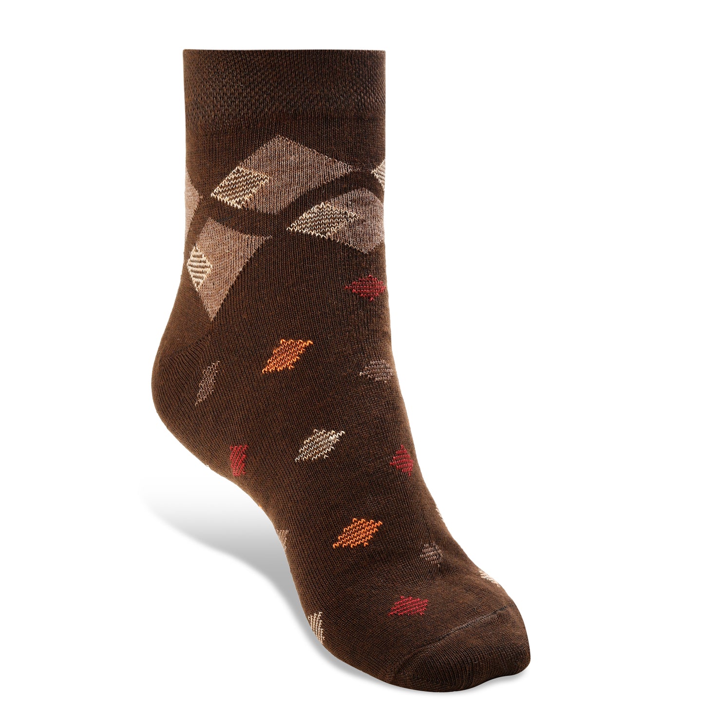 Texlon Men Ankle Length Cotton Blended Spandex Casual Socks Pack of 5