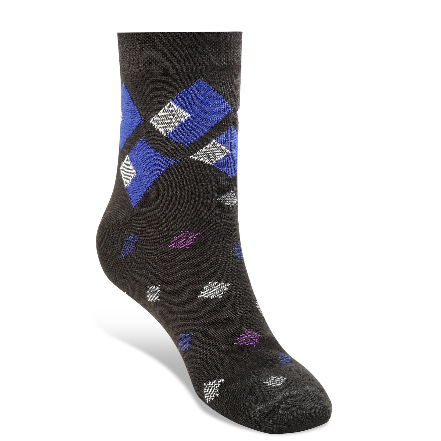 Texlon Men Ankle Length Cotton Blended Spandex Casual Socks Pack of 5