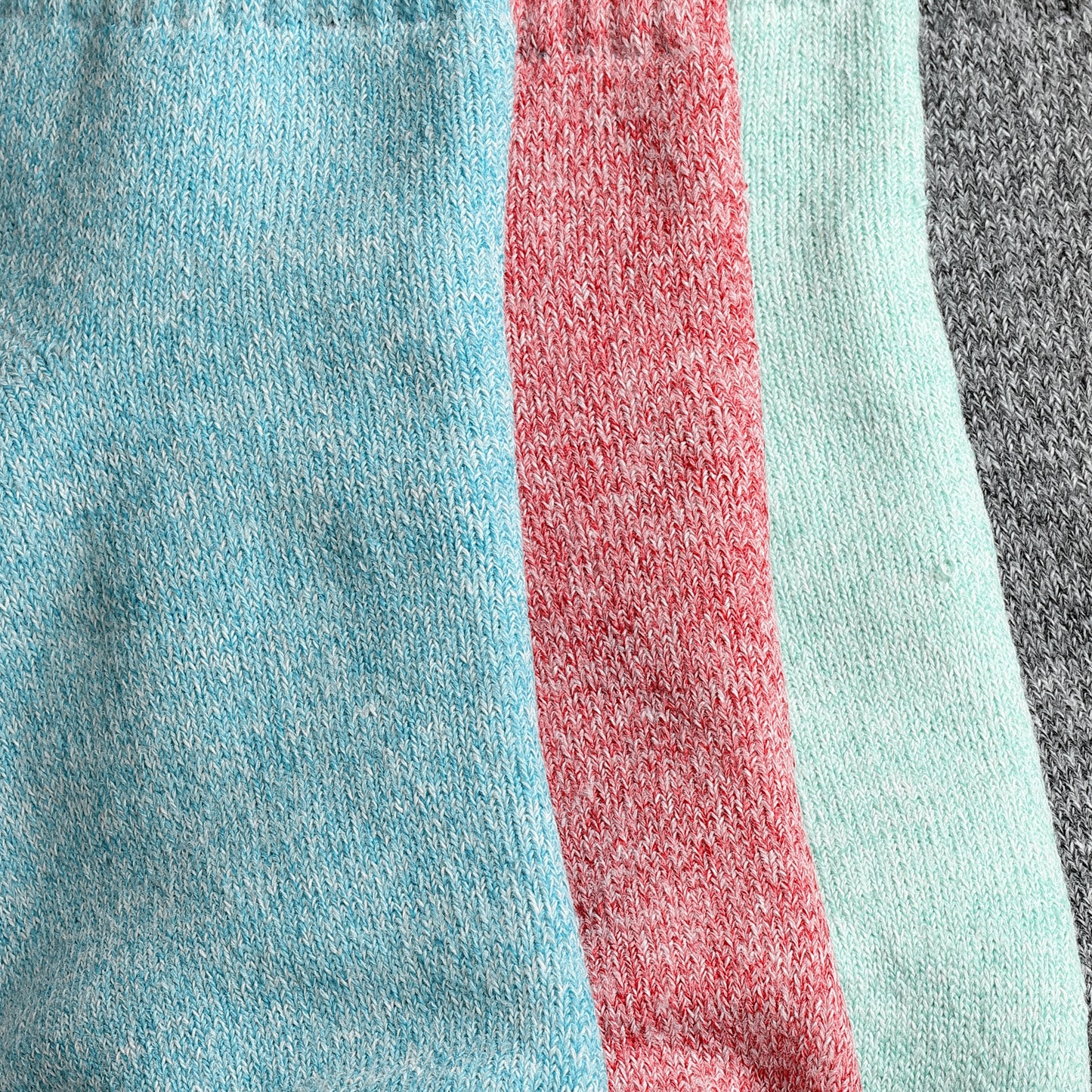 Texlon Women's Ankle Length Thumb Cotton Thick Terry Socks (Pack of 4 Multicolored)
