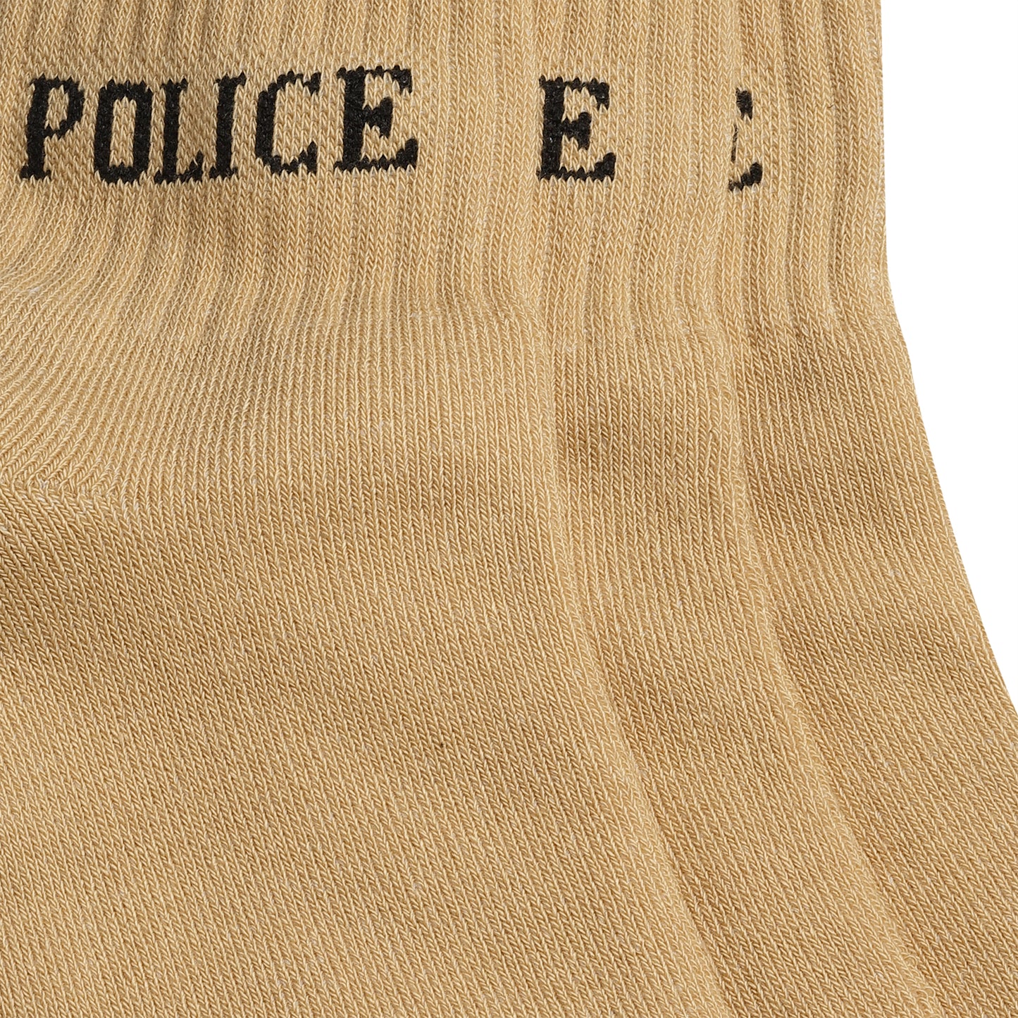 Texlon Men Calf Length Blended Spandex Thick Towel Terry Long Rib Elastic Police Uniform Socks Pack of 3