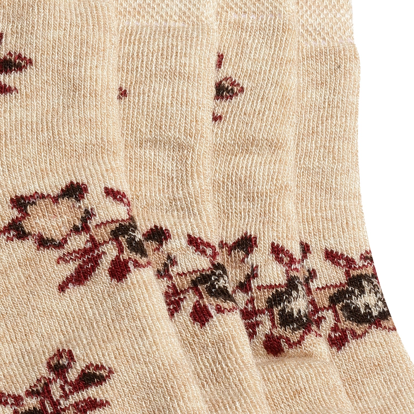 Women's Ankle Length Thumb Woolen Spandex Winter Wear Socks Pack of 4