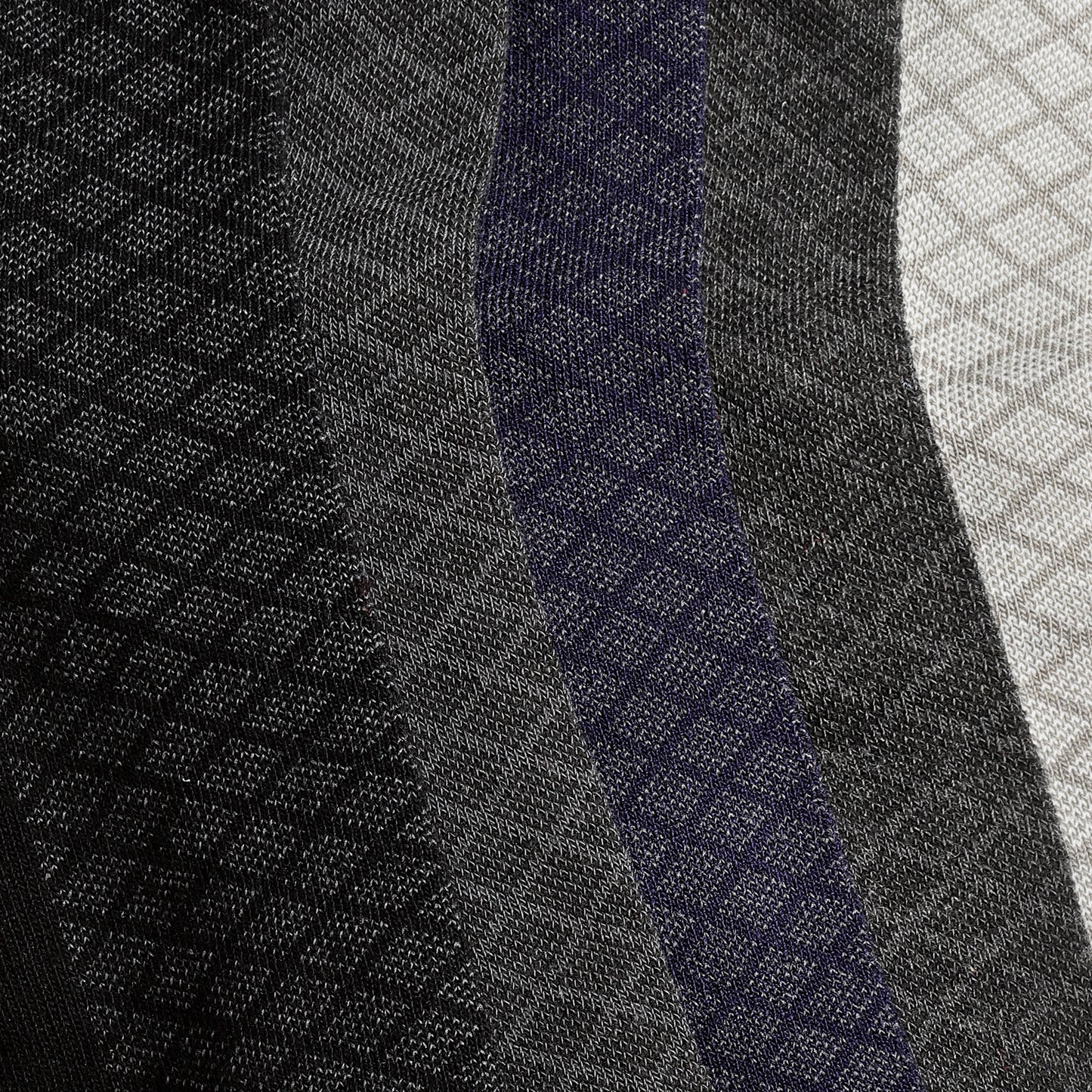 Texlon Men Ankle Organic Cotton Spandex Multicolor Formal Socks Pack of 5