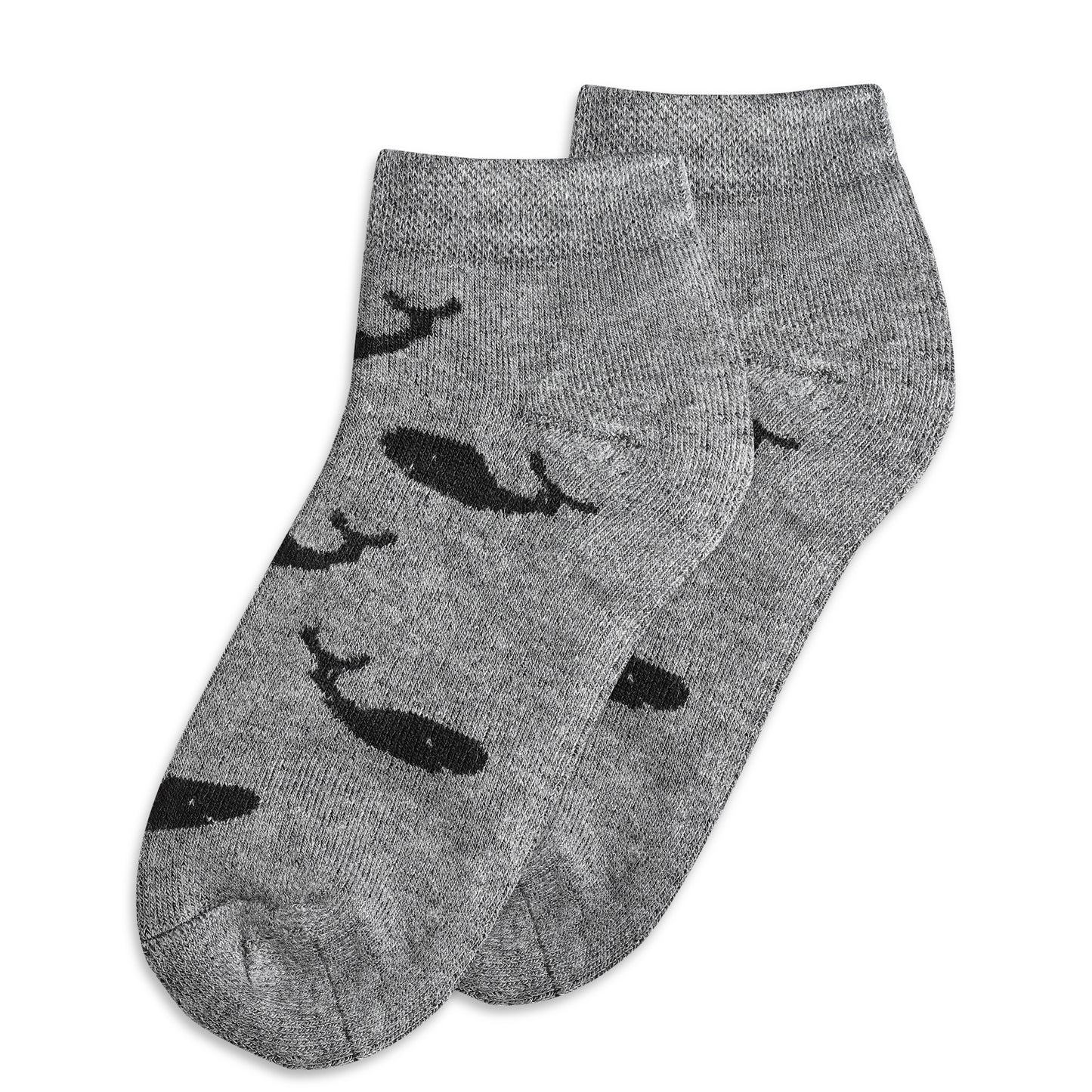 Texlon Kids Ankle Length Woolen Terry Thick Towel Spandex Winter Wear Socks Pack of 5