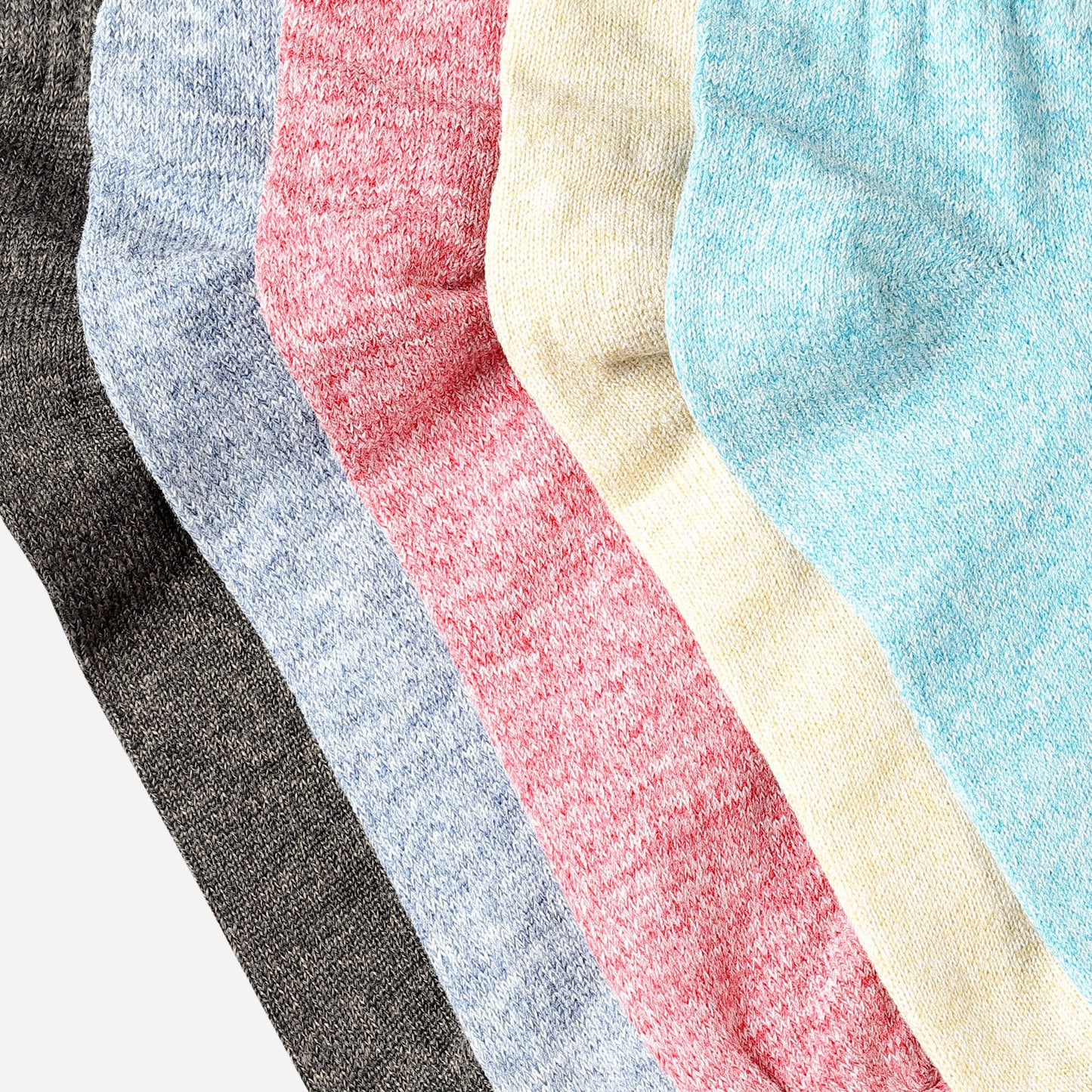 Texlon Ankle Length Spandex Cotton Terry Multicolor Socks For Kids Boys/Girls Pack of 5