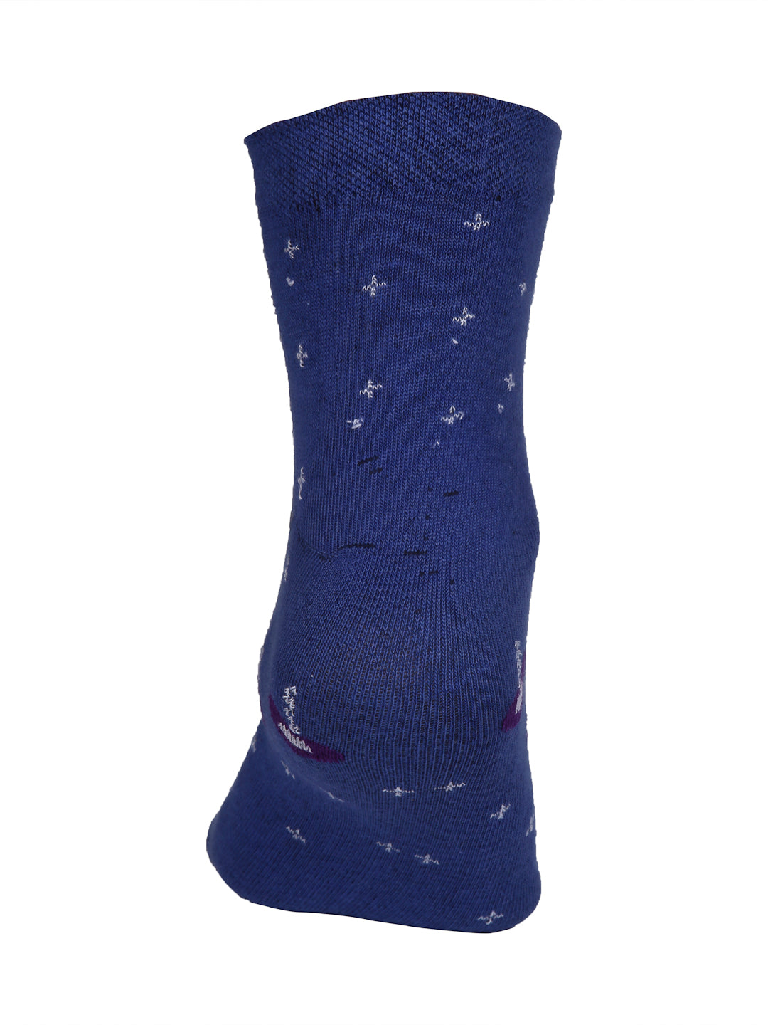 Texlon Men's Calf Length Cotton Spandex Socks (Multicolor, Free Size) - Pack of 5