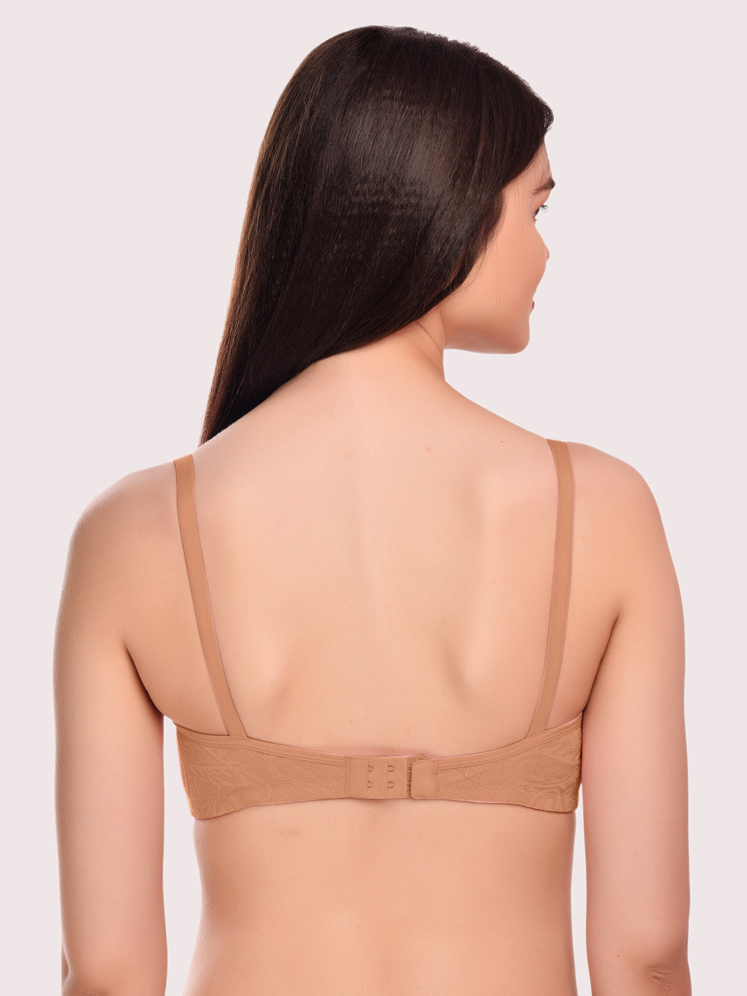 Pack Of 3 Lace Non-Wired Heavily Padded All Day Comfort Seamless T-Shirt Bra