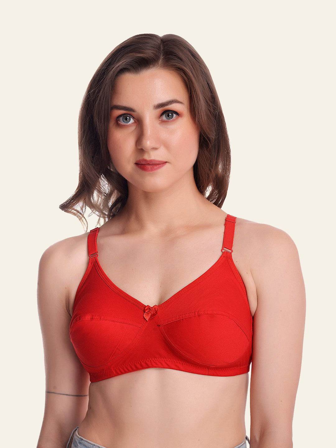 Pack Of 6 Non Padded & Non-Wired Everyday Bra