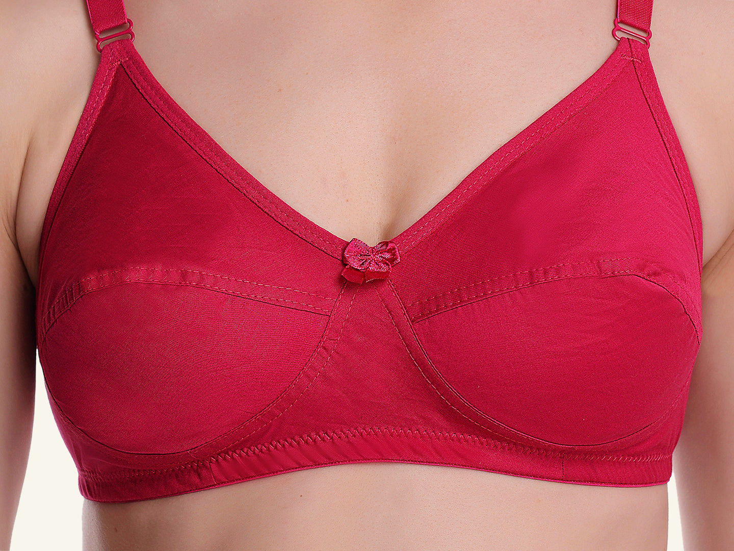Pack Of 6 Non Padded & Non-Wired Everyday Bra