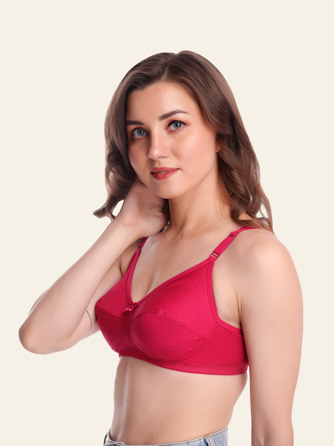 Pack Of 6 Non Padded & Non-Wired Everyday Bra