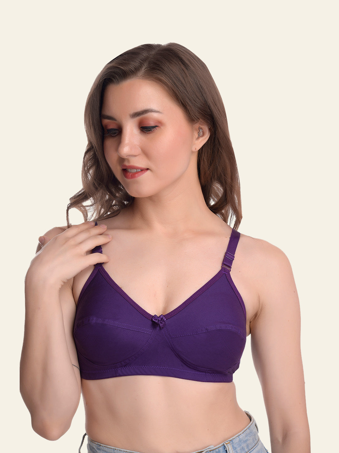 Pack Of 6 Non Padded & Non-Wired Everyday Bra