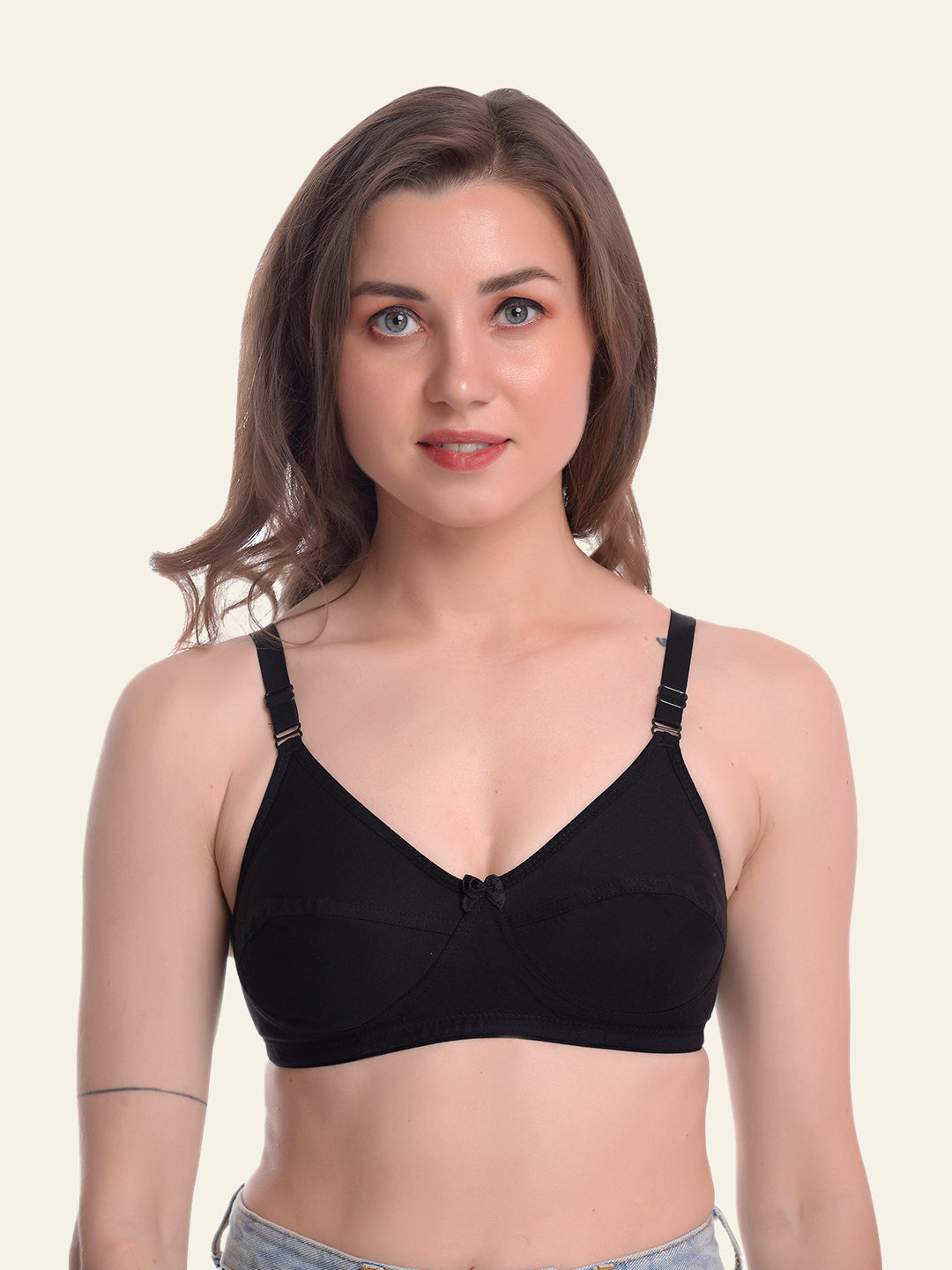 Pack Of 6 Non Padded & Non-Wired Everyday Bra