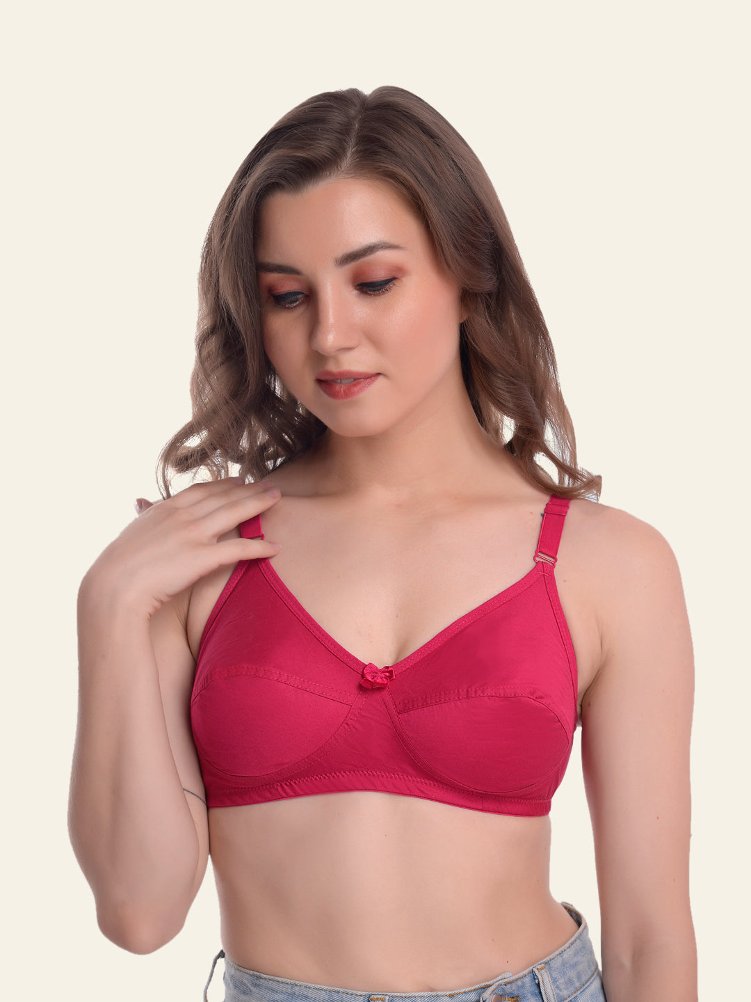 Pack Of 6 Non Padded & Non-Wired Everyday Bra