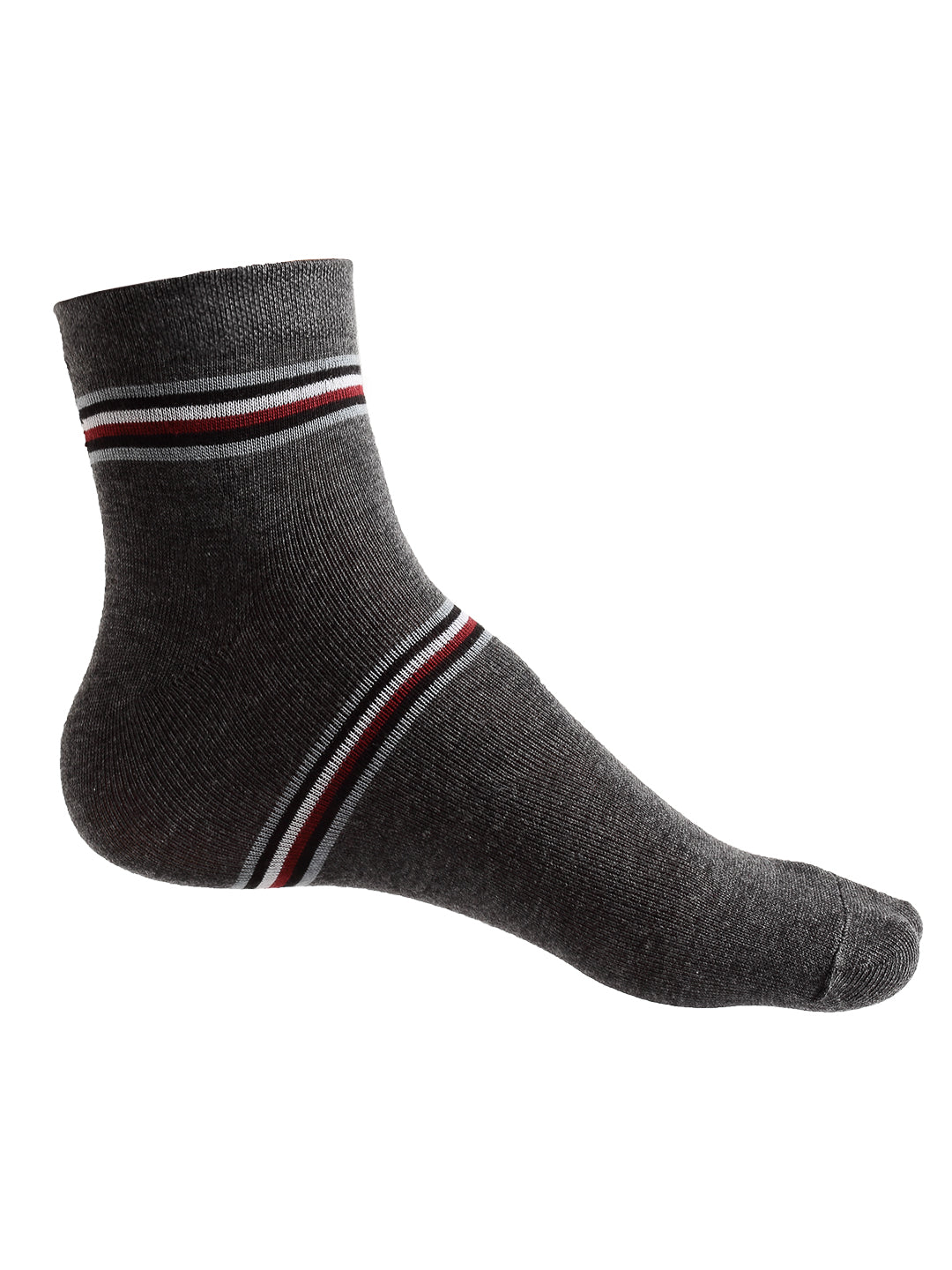 Texlon Men's Ankle Length Cotton Multicolor Socks (Pack of 5 Pairs)