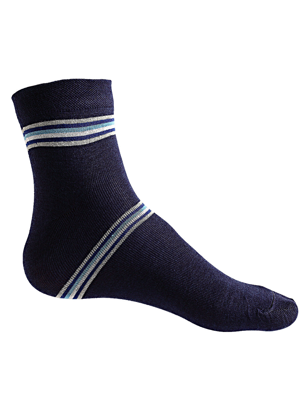 Texlon Men's Ankle Length Cotton Multicolor Socks (Pack of 5 Pairs)