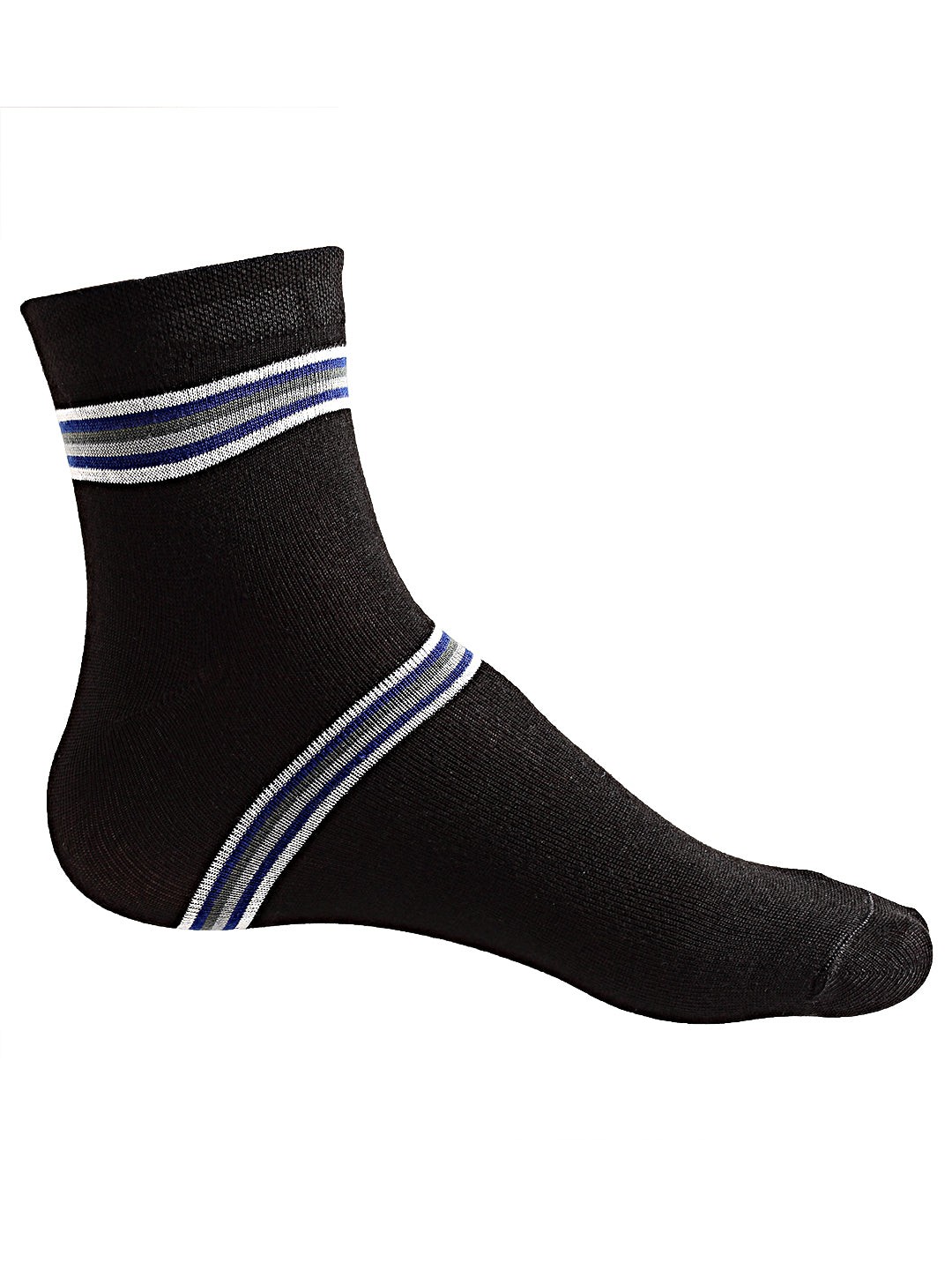 Texlon Men's Ankle Length Cotton Multicolor Socks (Pack of 5 Pairs)