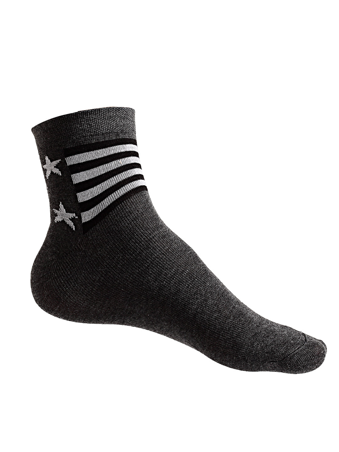 Texlon Men's Ankle Length Cotton Multicolor Socks (Pack of 5 Pairs)