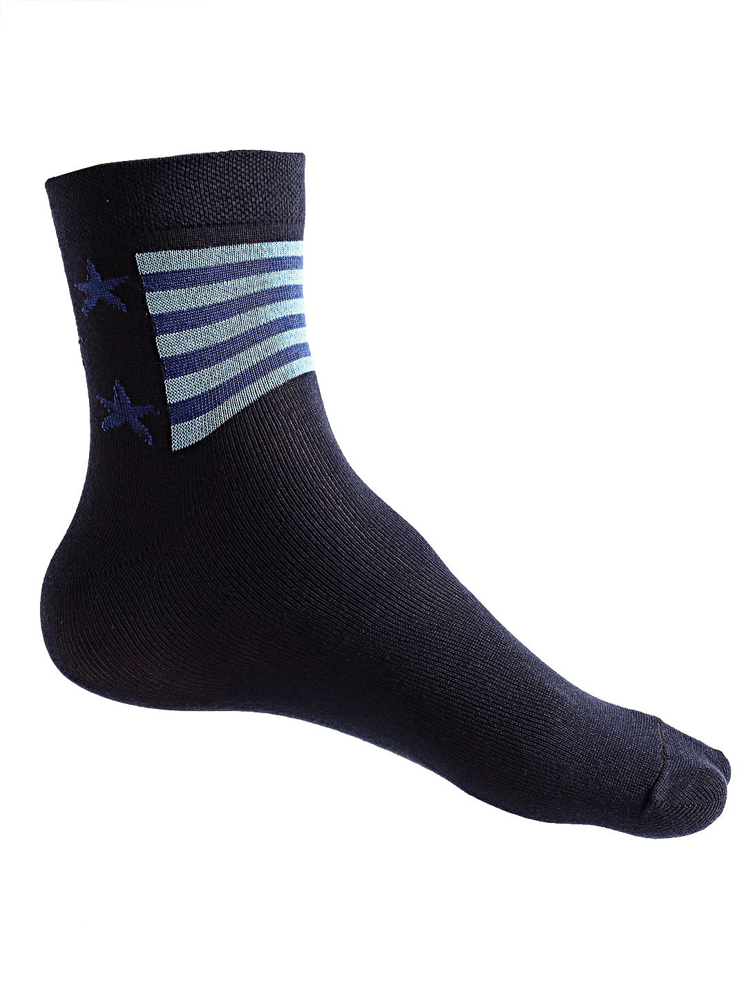 Texlon Men's Ankle Length Cotton Multicolor Socks (Pack of 5 Pairs)