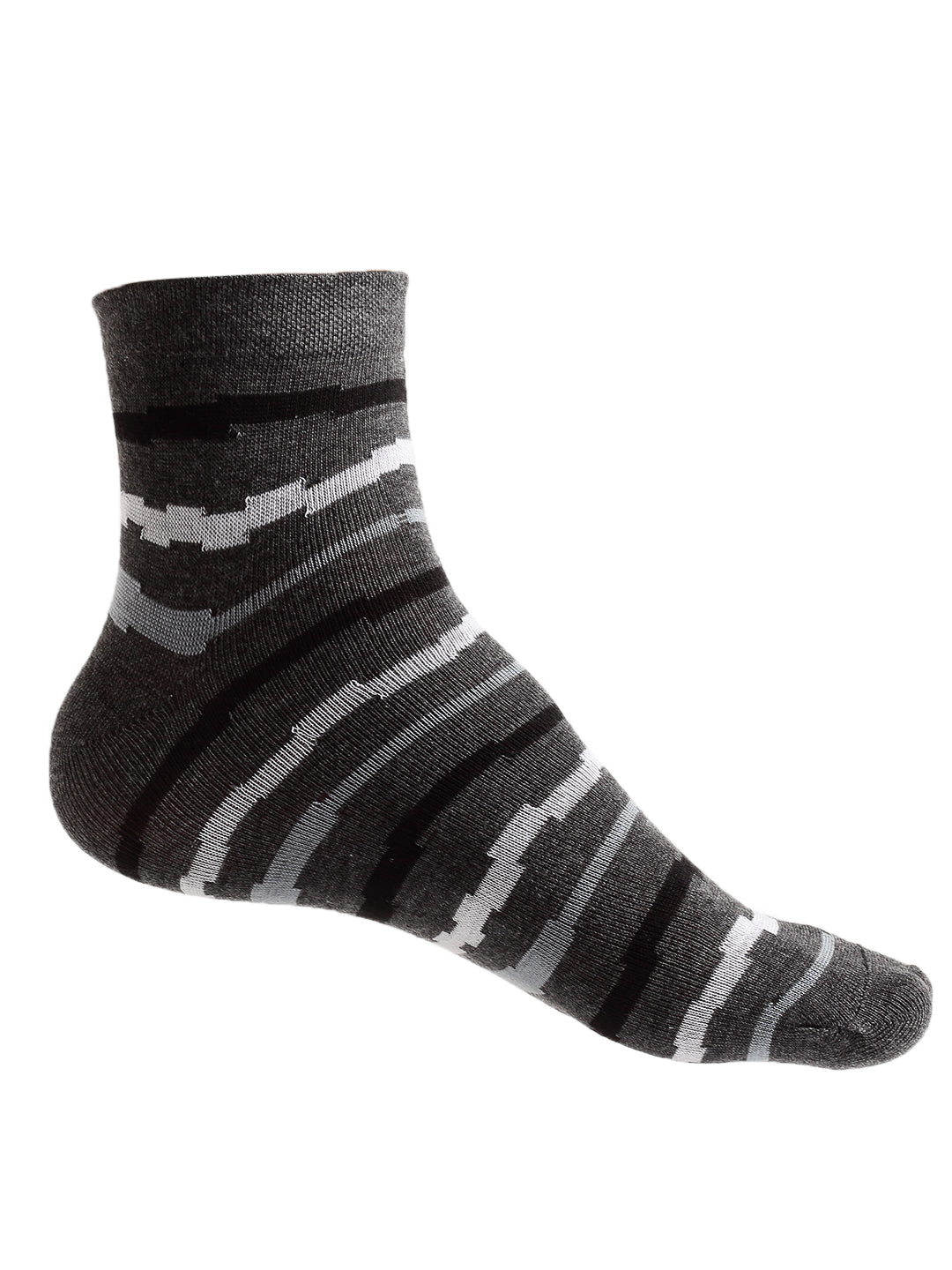 Texlon Men's Ankle Length Cotton Multicolored Socks (Pack of 5 )