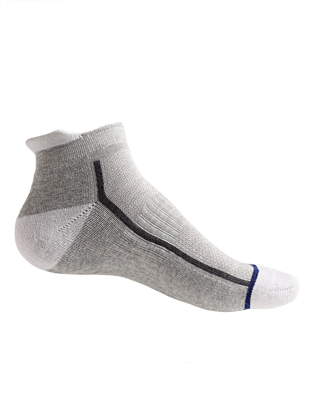 Texlon Men's Cushion Ankle Length Terry Towel Sports Multicolored Socks (Pack of 3)