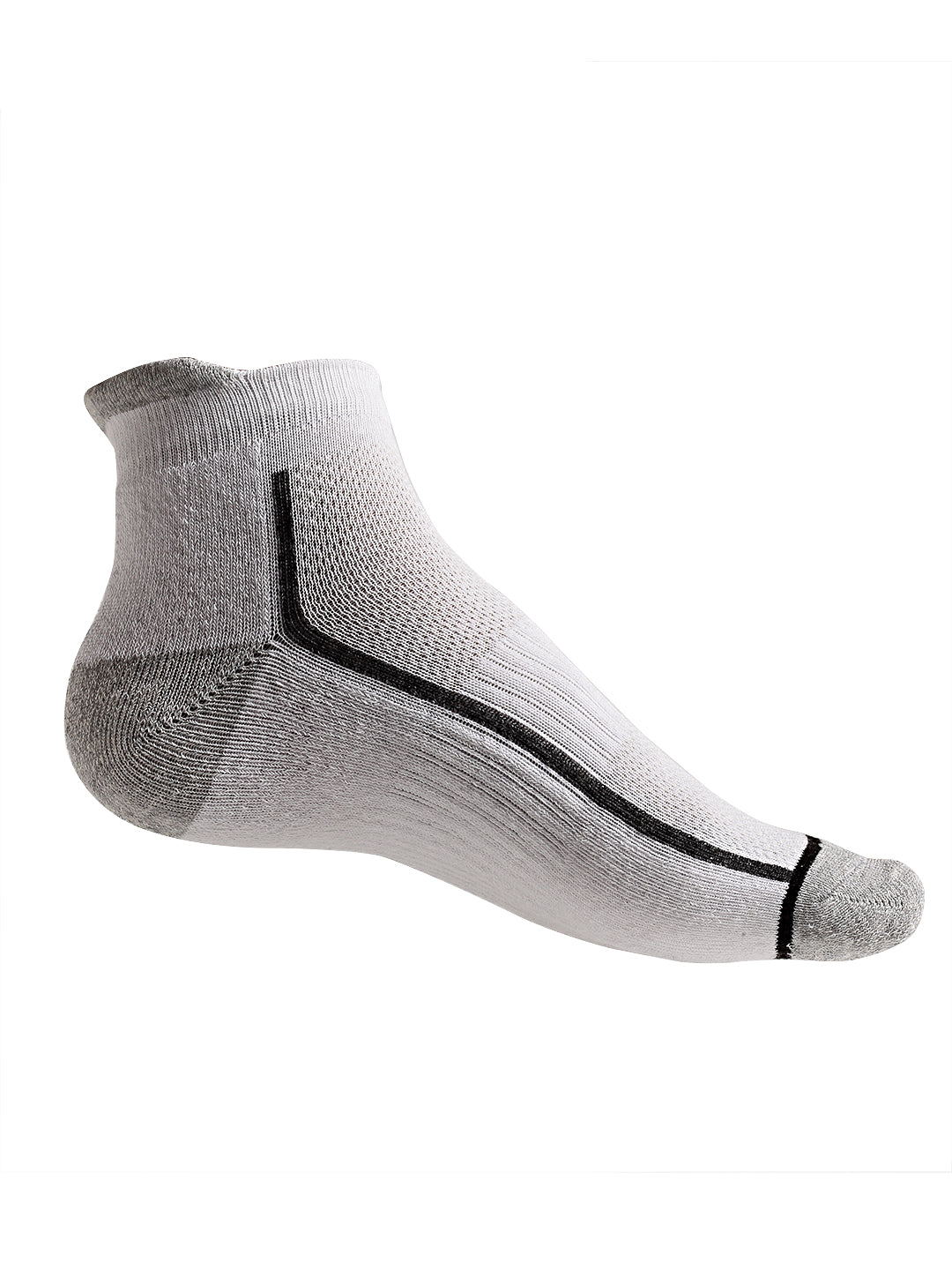 Texlon Men's Cushion Ankle Length Terry Towel Sports Multicolored Socks (Pack of 3)