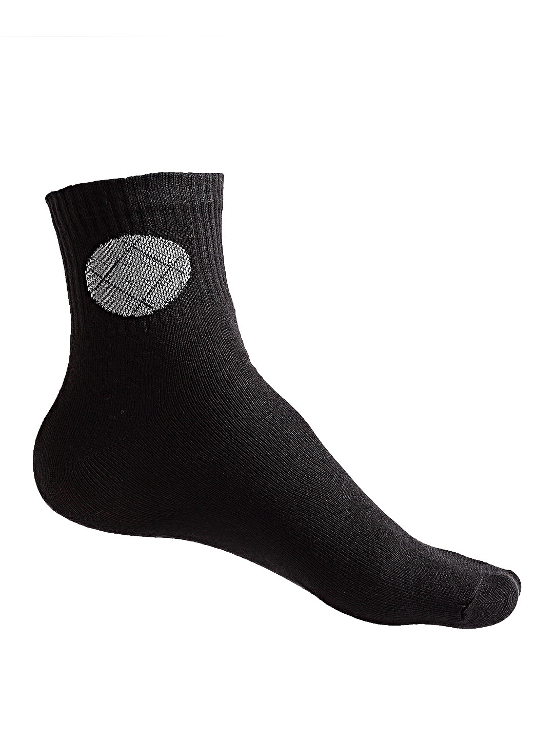 Texlon Men's Ankle Length Cotton Multicolored Socks (Pack of 5 Pairs)