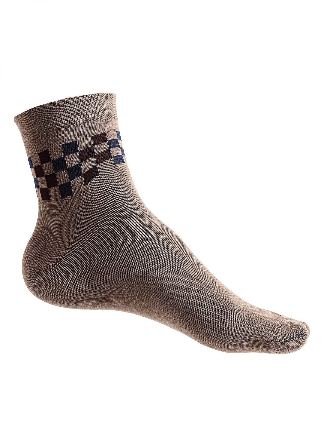Texlon Men's Ankle Length Cotton Multicolored Socks (Pack of 5 Pairs)