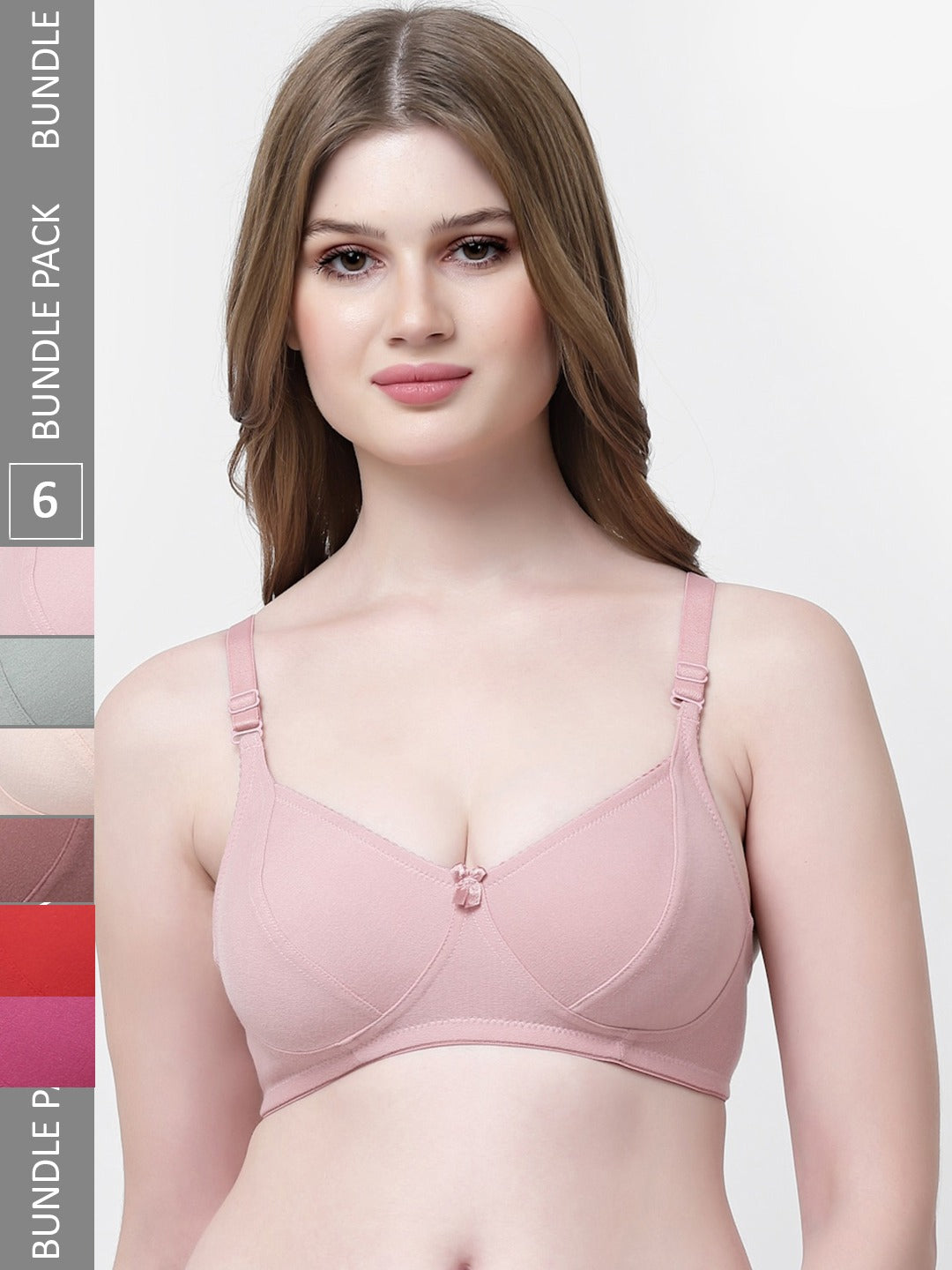 Pack Of 6 Full Coverage Everyday Bra