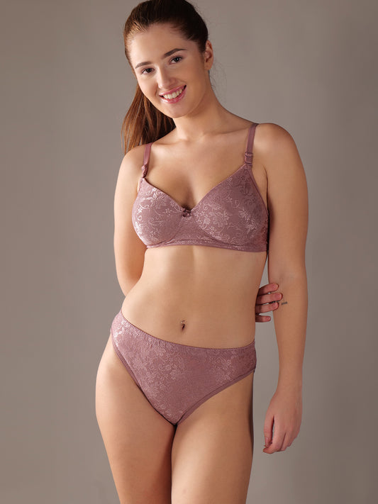 Pack of 3 Red Padded Lingerie Set