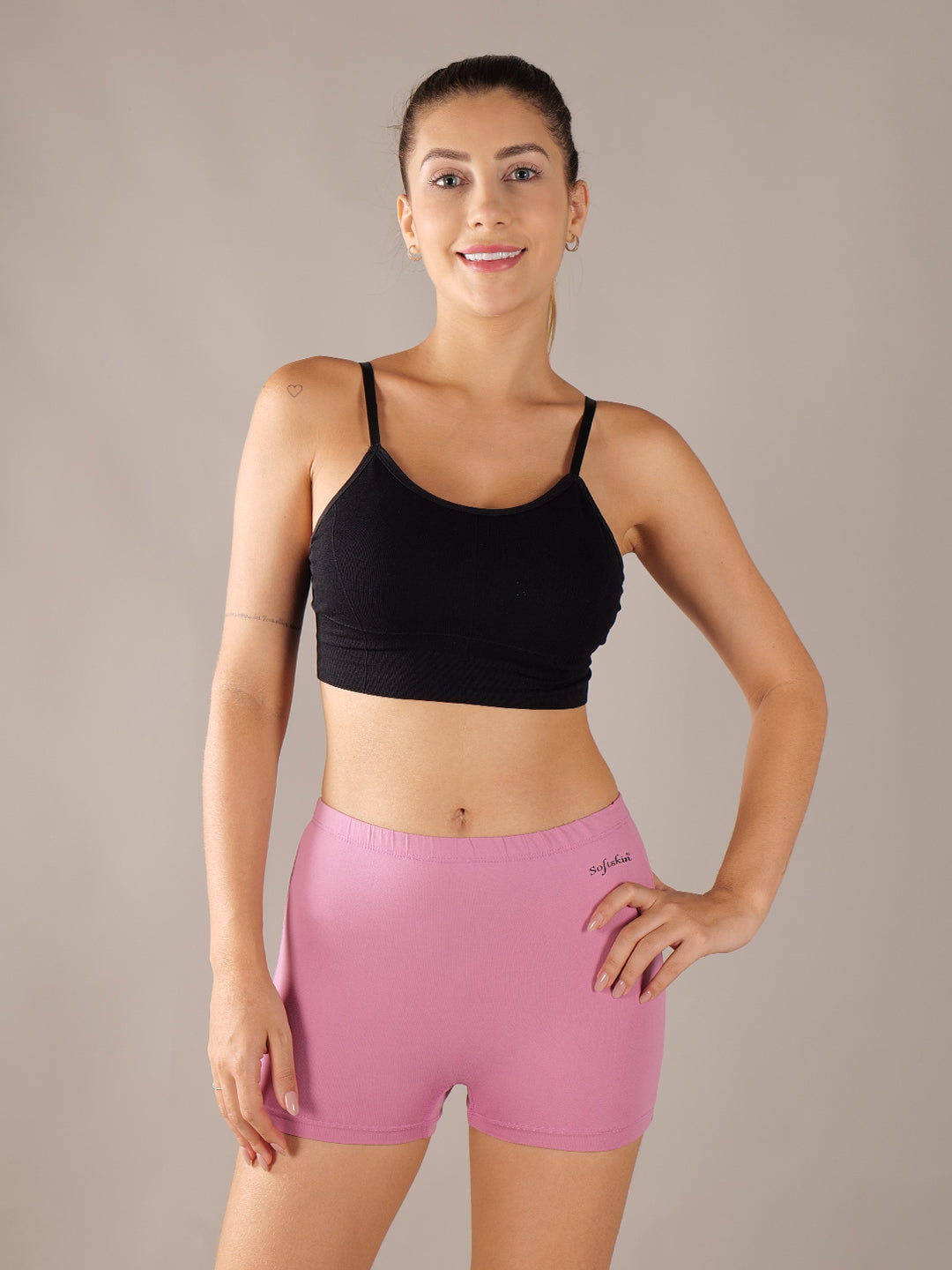 Softskin Women's Cotton blend Boyshorts (Pack of 6)
