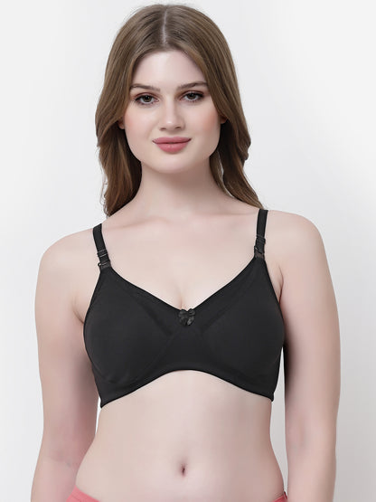 Pack Of 6 Full Coverage Non Padded Everyday Feeding Bra With All Day Comfort
